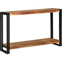 Berkfield Home Console Tables Brown 120 x 33 x 75 cm Solid acacia wood