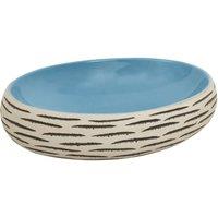 Berkfield Home Countertop Basin Multicolour Oval 59x40x15 cm Ceramic | Size: 59 x 40 x 15 cm