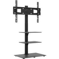 Berkfield Home Corner TV Stand 3-Tiers for 32-65 Inch Black