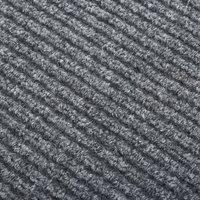 Berkfield Home Dirt Trapper Carpet Runner 100x200 cm Grey | Size: 100 cm diameter
