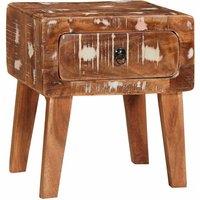 Berkfield Home End Tables Multicolour 40 x 32 x 46 cm Solid reclaimed wood in Brown