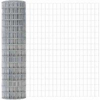 Berkfield Home Euro Fence 1x25 m Galvanised Steel in Silver