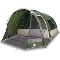 Berkfield Home Family Tent 6-Person Green Waterproof