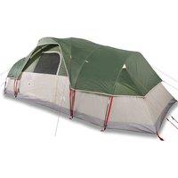 Berkfield Home Family Tent Dome 11-Person Green Waterproof