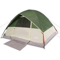 Berkfield Home Family Tent Dome 6-Person Green Waterproof