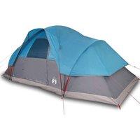 Berkfield Home Family Tent Dome 9-Person Blue Waterproof