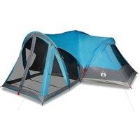Berkfield Home Family Tent Tipi 8-Person Blue Waterproof