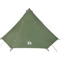 Berkfield Home Family Tent Tipi 8-Person Green Waterproof