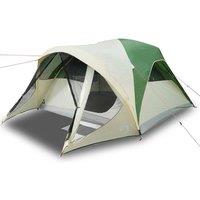 Berkfield Home Family Tent Tunnel 6-Person Green Waterproof