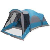 Berkfield Home Family Tent Tunnel 8-Person Blue Waterproof