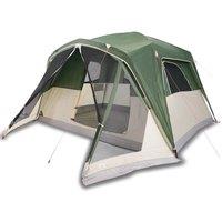Berkfield Home Family Tent with Porch 6-Person Green Waterproof