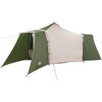 Berkfield Home Family Tipi Tent Green for 8 People Waterproof
