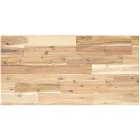Berkfield Home Floating Shelf 100x40x2 cm Untreated Solid Wood Acacia in Brown | Size: 100 x 40 x 2 cm