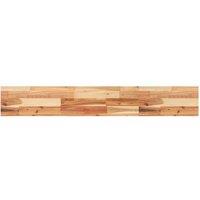 Berkfield Home Floating Shelf 140x20x4 cm Oil Finished Solid Wood Acacia in Brown | Size: 140 x 20 x 4 cm