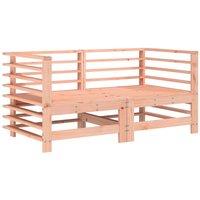 Berkfield Home Garden Corner Sofas 2 pcs Solid Wood Douglas in Tan
