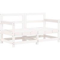 Berkfield Home Garden Corner Sofas 2 pcs White Solid Wood Pine