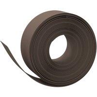 Berkfield Home Garden Edging Brown 10 m 20 cm Polyethylene