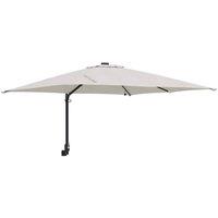 Berkfield Home Garden Parasol Sand 248, 5 x 247, 5 x 119 cm Fabric in Light Sand