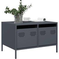 Berkfield Home TV Cabinet Anthracite 68x50x43.5 cm Cold-rolled Steel in Charcoal