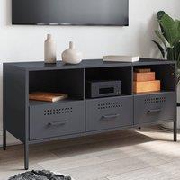 Berkfield Home TV Cabinet Anthracite 100.5x39x50.5 cm Steel in Charcoal