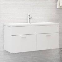 Berkfield Home Sink Cabinet White 100x38.5x46 cm Engineered Wood