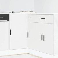 Berkfield Home Sink Base Cabinet White Engineered Wood
