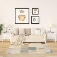 Berkfield Home Side Tables 2 pcs White 50x50x49 cm Solid Wood Pine | Size: 50 x 50 x 49 cm