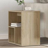 Berkfield Home Side Tables 2 pcs Sonoma Oak 50x30x50 cm Engineered Wood in Light Oak | Size: 50 x 30 x 50 cm