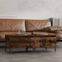 Berkfield Home Side Tables 2 pcs Smoked Oak 50x46x35 cm Engineered Wood in Brown | Size: 50 x 46 x 35 cm