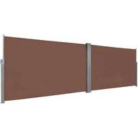 Berkfield Home Retractable Side Awning 160x600 cm Brown