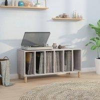 Berkfield Home Record Cabinet Grey Sonoma 100x38x48 cm Engineered Wood | Size: 100 x 38 x 48 cm