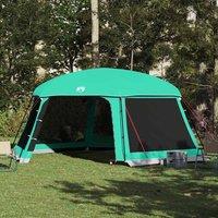 Berkfield Home Pool Tent with Removable Fly & Mesh Walls Sea Green 618x532 cm