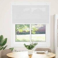 Berkfield Home Pleated Blind White 120x150 cm Fabric Width 119.4 cm Polyester