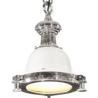 Berkfield Home Pendant Lighting 24x24x137 cm Aluminium in Silver | Size: 24 x 24 x 137 cm