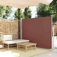 Berkfield Home Patio Retractable Side Awning 160 x 300 cm Brown