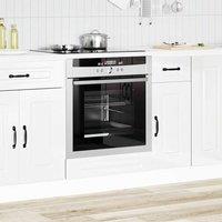 Berkfield Home Oven Cabinet Kalmar High Gloss White Engineered Wood