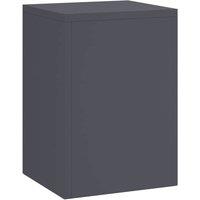 Berkfield Home Outdoor Plant Stands - 3-Piece Anthracite Steel Set in Dark Grey