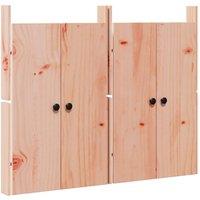 Berkfield Home Outdoor Kitchen Doors 2 pcs 50x9x82 cm Solid Wood Douglas Fir in Light Tan | Size: 50 x 9 x 82 cm