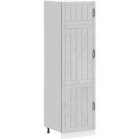 Berkfield Home Kitchen Cupboard Lucca Concrete Grey Engineered Wood