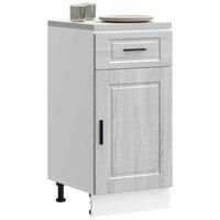 Berkfield Home Kitchen Base Cabinet Porto Grey Sonoma Engineered Wood