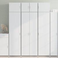 Berkfield Home Highboard White 70x42.5x185 cm Engineered Wood