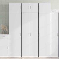 Berkfield Home Highboard White 70x42.5x185 cm Engineered Wood