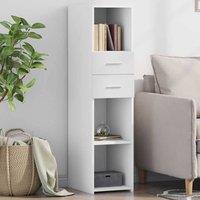 Berkfield Home Highboard White 30x42.5x124 cm Engineered Wood
