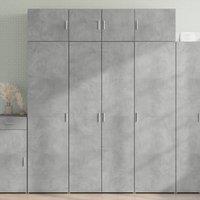 Berkfield Home Highboard Concrete Grey 80x42.5x185 cm Engineered Wood