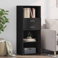 Berkfield Home Highboard Black 50x42.5x124 cm Engineered Wood