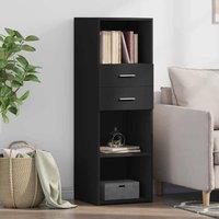 Berkfield Home Highboard Black 40x42.5x124 cm Engineered Wood