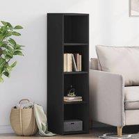 Berkfield Home Highboard Black 30x41x124 cm Engineered Wood | Size: 30 x 41 x 124 cm