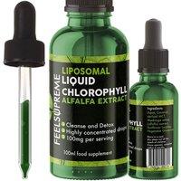 Feel Supreme Liposomal Liquid Chlorophyll Drops 100ml in Black
