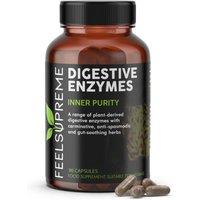 Feel Supreme Digestive Enzymes for Optimal Digestion 90 Caps in Black