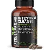 Feel Supreme Intestinal Cleanse for Detox & Digestion 90 Caps in Black